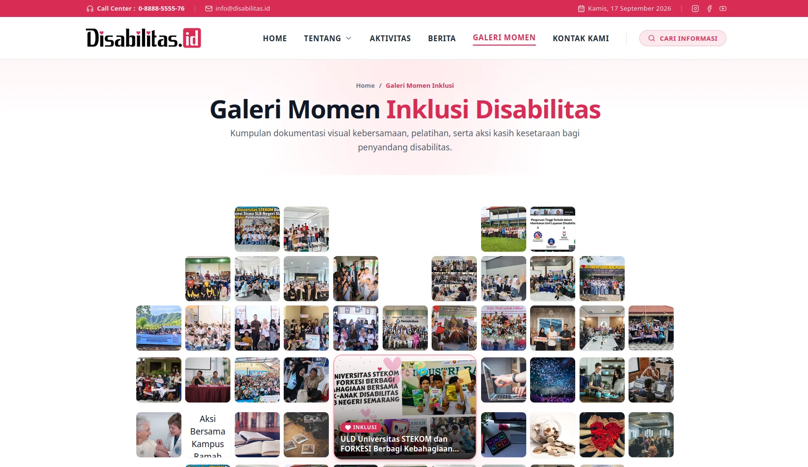 Disabilitas.id - Platform Portal Informasi & Aktivitas Inklusif