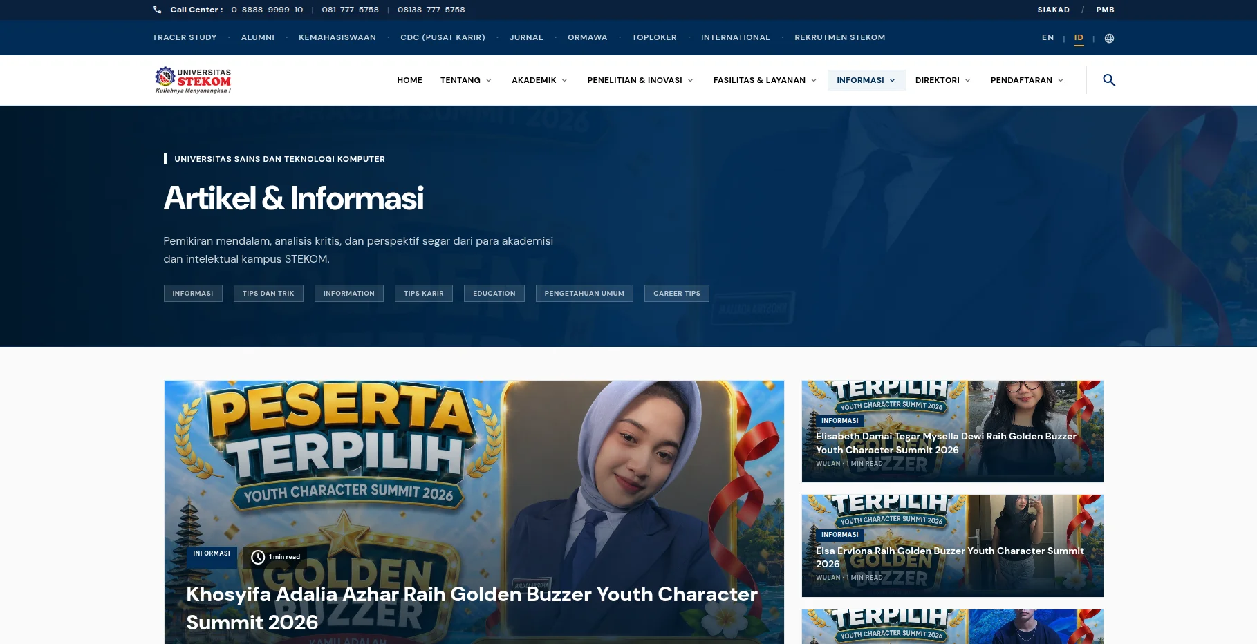 STEKOM University Web Platform (Astro.js)
