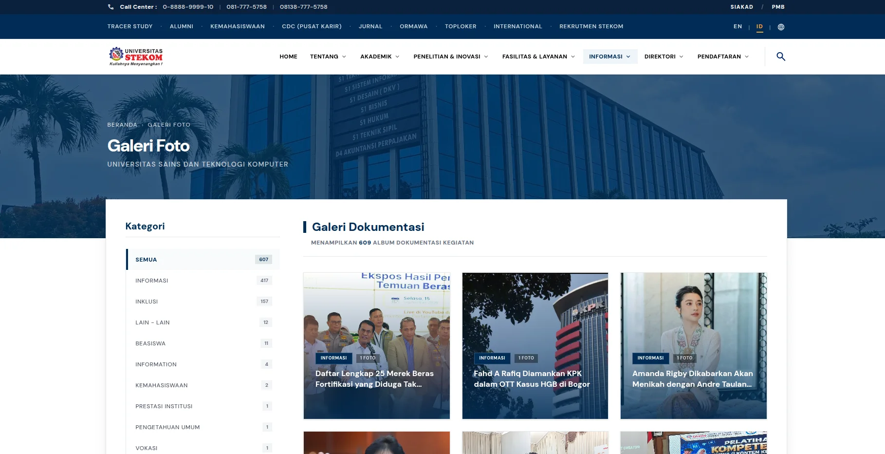 STEKOM University Web Platform (Astro.js)