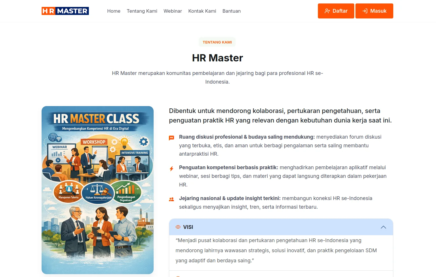 HR Master - Platform Komunitas & Webinar HR Indonesia