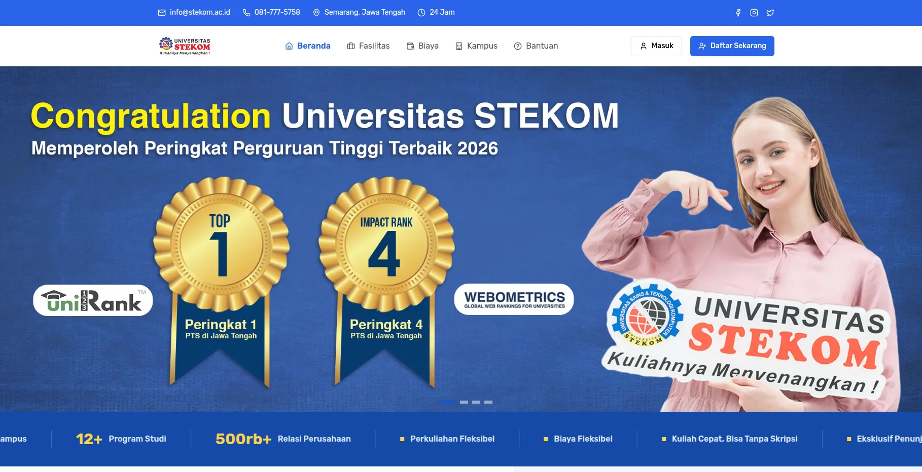 Sistem Informasi Penerimaan Mahasiswa Baru (PMB) Online